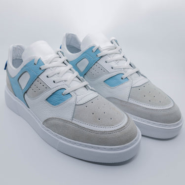 Wit Blauwe Sneakers