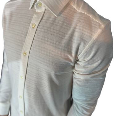 MS-Shirt mit Linien weiß