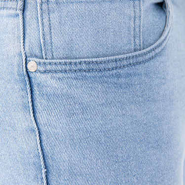 Gerade geschnittene Jeans in Hellblau