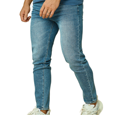 Regular-Fit-Jeans in Blau