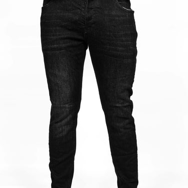 Slim-Fit-Jeans in Schwarz gewaschen