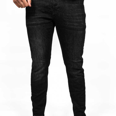 Slim-Fit-Jeans in Schwarz gewaschen